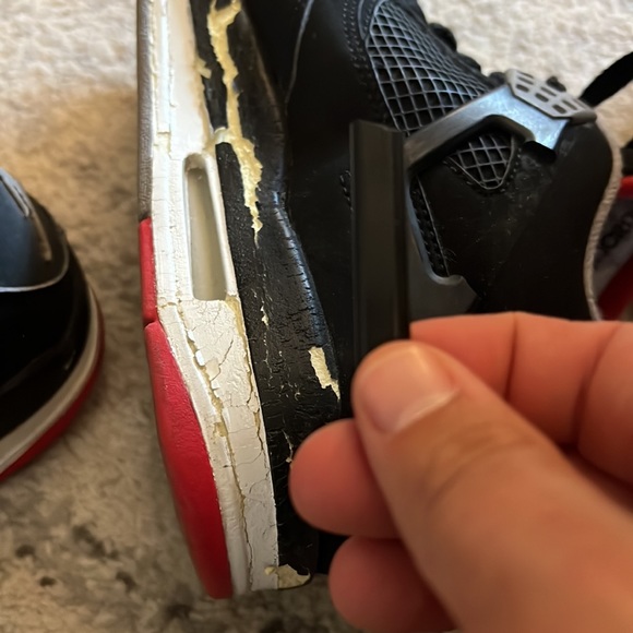 Jordan 4 BRED 2008 CDP SZ 8.5 - Picture 7 of 9